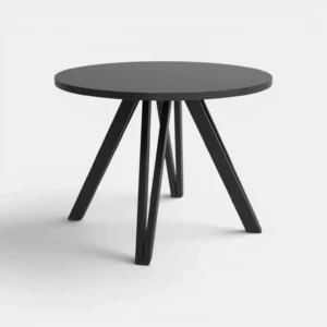 Stół okrągły Ø100 cm rozkładany do 140 cm z blatem z płyty laminowanej