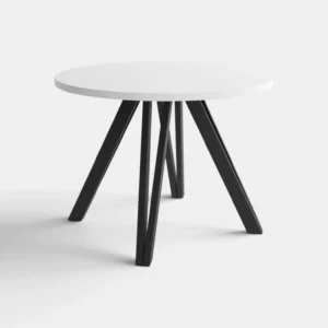 Stół okrągły Ø100 cm rozkładany do 180 cm z blatem z płyty laminowanej
