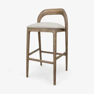 Hoker Mello – tapicerowany hoker z naturalnego drewna